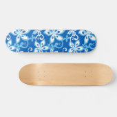 ALOHA HAWAII (BLUE x 2) Skateboard (Horizontal)