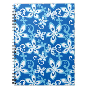 ALOHA HAWAII (BLUES) Spiral Foto Notebook Notizblock