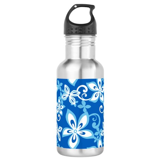 ALOHA HAWAII (BLUES) Wasserflasche (Vorderseite)