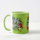 Aloha Hawaii-Blume Foliage Butterfells Gelb Tasse (Links)