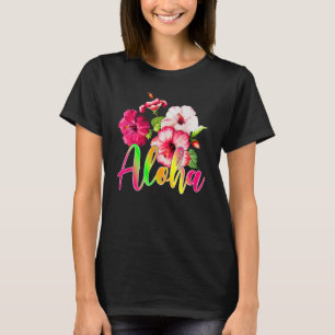Aloha Hawaii Blume Sommerurlaub Familienurlaub hib T-Shirt