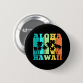 Aloha Hawaii Button (Vorne & Hinten)
