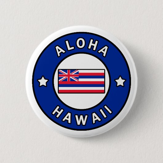 Aloha Hawaii Button (Vorderseite)