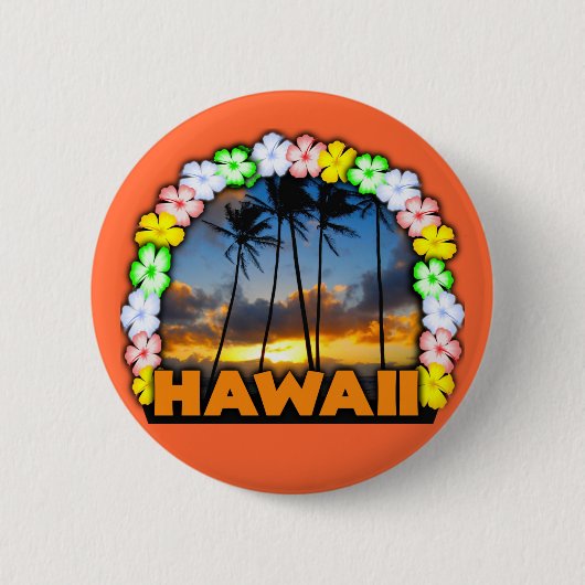 Aloha Hawaii Button (Vorderseite)