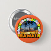 Aloha Hawaii Button (Vorne & Hinten)