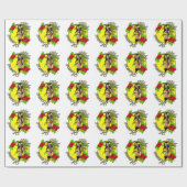 Aloha Hawaii Button-Oben Packpapier (Flach)