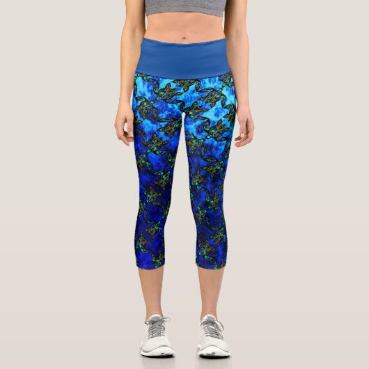 Aloha Hawaii Capri Leggings (Vorderseite)