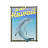 Aloha! Hawaii! Dolphin-Reiseplakat Notizblock (Rotiert)