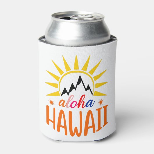 Aloha Hawaii Dosenkühler (Kanne Vorderseite)
