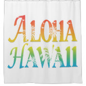 Aloha Hawaii Duschvorhang (Vorderseite)