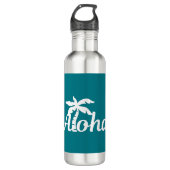 Aloha Hawaii Edelstahlflasche (Vorderseite)