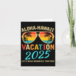 Aloha Hawaii Familienausflug 2025 Erinnerungen Vac Karte