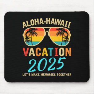 Aloha Hawaii Familienausflug 2025 Erinnerungen Vac Mousepad
