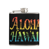 Aloha Hawaii Flachmann (Vorderseite)