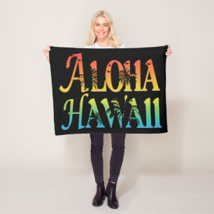 Aloha Hawaii Fleecedecke