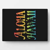 Aloha Hawaii Fotoplatte (Vorderseite)