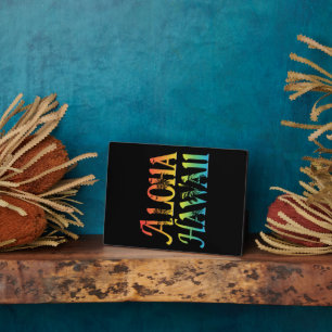 Aloha Hawaii Fotoplatte