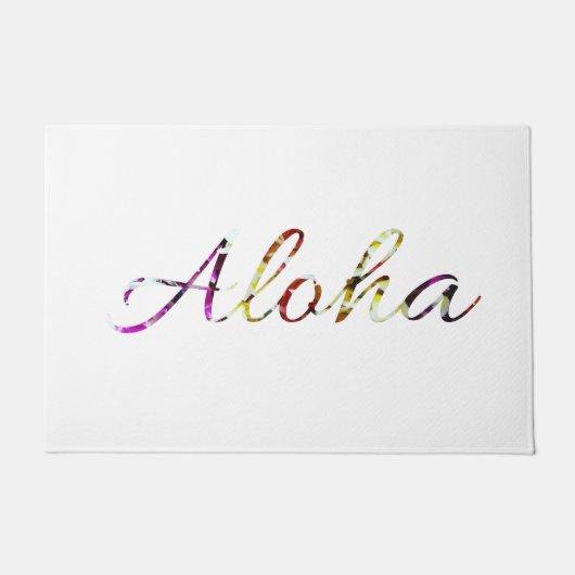 Aloha Hawaii Fußmatte (Vorderseite)
