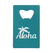 Aloha Hawaii Geldbeutel Flaschenöffner (Vorderseite)