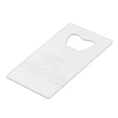 Aloha Hawaii Geldbeutel Flaschenöffner (Rückseite Schrägansicht)