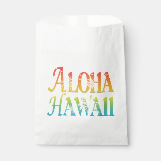 Aloha Hawaii Geschenktütchen (Vorderseite)