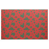 Aloha Hawaii Green über Red Christmas Pattern Stoff (Yard (91,4 cm))
