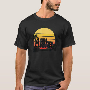 Aloha Hawaii Hawaiian Island Palm Trees Beach Vaca T-Shirt