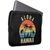 Aloha Hawaii Hawaiian Island Shirt Palm Beach Surf Laptopschutzhülle (Vorne Rechts)