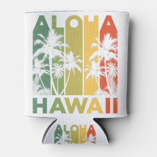 Aloha Hawaii Hawaiian Island T Shirt Vintag in den Dosenkühler