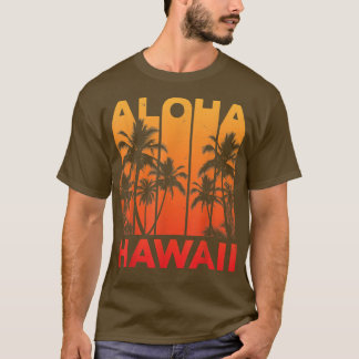 Aloha Hawaii Hawaiian Island TVintage 1980er Throw T-Shirt