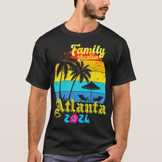 Aloha Hawaii Hawaiian Island Vacation Palm Trees B T-Shirt (Vorderseite)