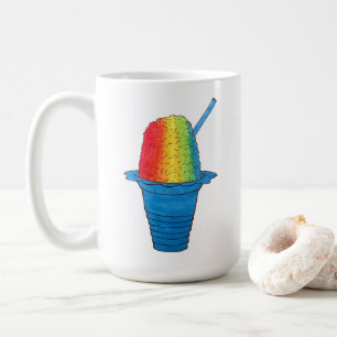 ALOHA Hawaii Hawaiian Rainbow Shave Shaved Ice Kaffeetasse