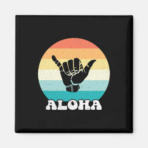Aloha Hawaii Hawaiianische Insel Shaka-Handzeichen Magnet