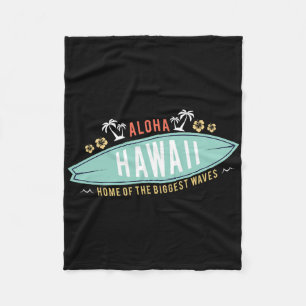 Aloha Hawaii Hemd Surfen Jungen Geschenk Surfboard Fleecedecke