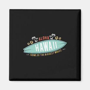 Aloha Hawaii Hemd Surfen Jungen Geschenk Surfboard Magnet