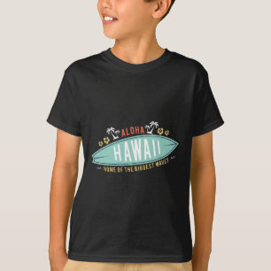 Aloha Hawaii Hemd Surfen Jungen Geschenk Surfboard T-Shirt