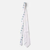 Aloha Hawaii Hibiskus Blume Krawatte (Rückseite)