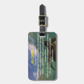 Aloha Hawaii Honu Gepäckanhänger (Vorderseite vertikal)