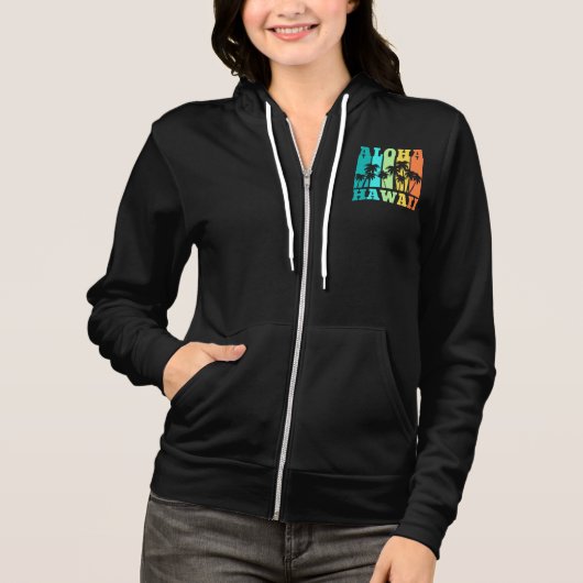 Aloha Hawaii Hoodie (Vorderseite)