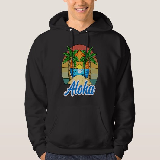 Aloha Hawaii Hoodie (Vorderseite)