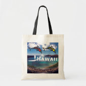 Aloha Hawaii-Insel-Delphin-Surfer Tragetasche (Vorne)