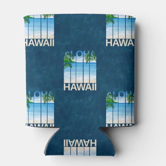 Aloha Hawaii Insel Sommerinseln Dosenkühler (Rückseite)