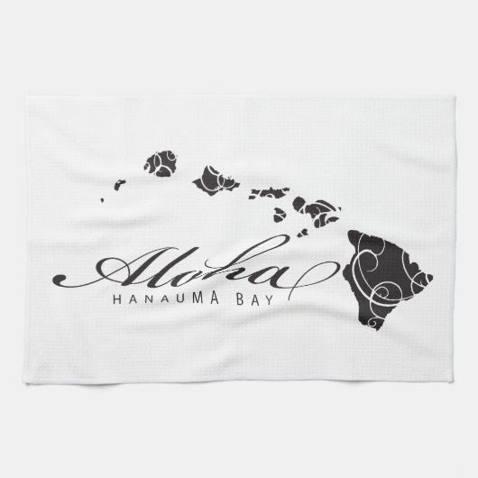 Aloha Hawaii-Inseln Handtuch (Horizontal)
