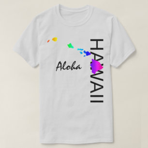 ALOHA - HAWAII-INSELN NEON RAINBOW T-Shirt