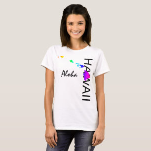 ALOHA - HAWAII-INSELN NEON RAINBOW T-Shirt