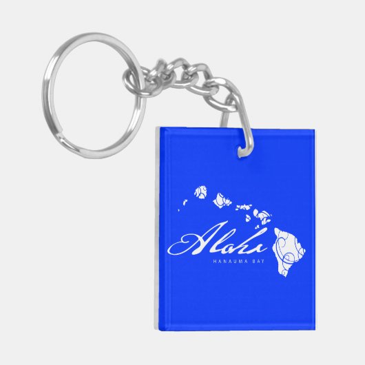 Aloha Hawaii-Inseln Schlüsselanhänger (Vorderseite links)