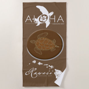 Aloha Hawaii-Inseln Strandtuch