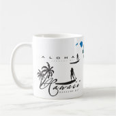 Aloha Hawaii Inseln Surfing Kaffeetasse (Links)