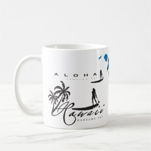 Aloha Hawaii Inseln Surfing Kaffeetasse