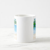Aloha Hawaii Inseln Tropical Beach Kaffeetasse (Mittel)